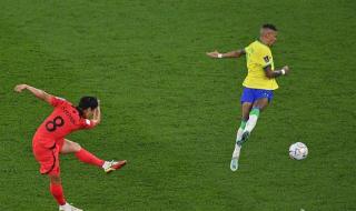 巴西4-1淘汰韩国晋级8强 巴西4-1淘汰韩国晋级8强